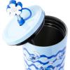 Silver Buffalo Disney Winnie the Pooh Fall Leaves Pattern Ceramic Camper Mug, 20 Ounces(Blue/Multi)