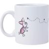 Silver Buffalo Disney Winnie the Pooh Fall Leaves Pattern Ceramic Camper Mug, 20 Ounces(Ceramic Mug (20 Ounces))