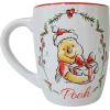 Silver Buffalo Disney Winnie the Pooh Fall Leaves Pattern Ceramic Camper Mug, 20 Ounces(Jumbo Ceramic Mug (25 Ounces))