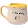 Silver Buffalo Disney Winnie the Pooh Fall Leaves Pattern Ceramic Camper Mug, 20 Ounces(Reactive Glaze Tapered Pottery Mug (14 Ounces))