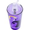 Silver Buffalo Disney Winnie the Pooh Floating in Honey Pint Glass with Lid and Glass Straw, 16 Ounces(Nightmare Before Christmas)
