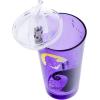 Silver Buffalo Disney Winnie the Pooh Floating in Honey Pint Glass with Lid and Glass Straw, 16 Ounces(Nightmare Before Christmas)