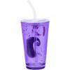 Silver Buffalo Disney Winnie the Pooh Floating in Honey Pint Glass with Lid and Glass Straw, 16 Ounces(Nightmare Before Christmas)