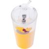 Silver Buffalo Disney Winnie the Pooh Floating in Honey Pint Glass with Lid and Glass Straw, 16 Ounces(Winnie the Pooh)