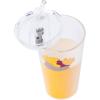 Silver Buffalo Disney Winnie the Pooh Floating in Honey Pint Glass with Lid and Glass Straw, 16 Ounces(Winnie the Pooh)