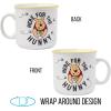 Silver Buffalo Disney Winnie the Pooh Here for Hunny Honey Wax Resist Ceramic Camper Mug, 20 Ounces(20 Ounces)