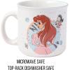 Silver Buffalo Disney the Little Mermaid Princess Ariel Featuring Flounder Ceramic Camper Mug, 20 Ounces