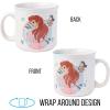 Silver Buffalo Disney the Little Mermaid Princess Ariel Featuring Flounder Ceramic Camper Mug, 20 Ounces