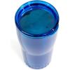 Silver Buffalo Double Walled Vacuum Insulated Stainless Steel Water Bottle, 20-ounce, Rose Gold(Blue)