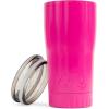 Silver Buffalo Double Walled Vacuum Insulated Stainless Steel Water Bottle, 20-ounce, Rose Gold(Matte Pink)