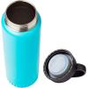 Silver Buffalo Double Walled Vacuum Insulated Stainless Steel Water Bottle, 20-ounce, Rose Gold(Water Bottle – Aqua Blue)