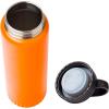 Silver Buffalo Double Walled Vacuum Insulated Stainless Steel Water Bottle, 20-ounce, Rose Gold(Water Bottle – Orange)