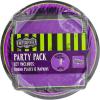 Silver Buffalo Friday the 13th 32 Pack Partyware Disposable Paper Plates and Napkins(Beetlejuice (32 Pack))