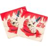 Silver Buffalo Friday the 13th 32 Pack Partyware Disposable Paper Plates and Napkins(Friday the 13th (32 Pack))