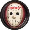Silver Buffalo Friday the 13th 32 Pack Partyware Disposable Paper Plates and Napkins(Friday the 13th (32 Pack))
