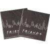 Silver Buffalo Friday the 13th 32 Pack Partyware Disposable Paper Plates and Napkins(Friends New York Skyline (60 Pack))