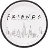Silver Buffalo Friday the 13th 32 Pack Partyware Disposable Paper Plates and Napkins(Friends New York Skyline (60 Pack))