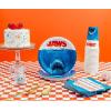 Silver Buffalo Friday the 13th 32 Pack Partyware Disposable Paper Plates and Napkins(Jaws (60 Pack))