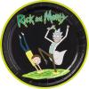 Silver Buffalo Friday the 13th 32 Pack Partyware Disposable Paper Plates and Napkins(Rick and Morty (60 Pack))