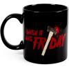 Silver Buffalo Friday the 13th Wish It Was Friday 20oz Ceramic Mug