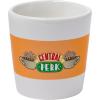 Silver Buffalo Friends Central Perk Logo 3 Pack Ceramic 3D Sculpted Mini Cup Set, Perfect as a Sugar, Cream, or Milk Set, 3.5 Ounces(Friends Central Perk)