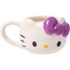 Silver Buffalo Friends Central Perk Logo 3 Pack Ceramic 3D Sculpted Mini Cup Set, Perfect as a Sugar, Cream, or Milk Set, 3.5 Ounces(Hello Kitty With Handle)