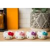 Silver Buffalo Friends Central Perk Logo 3 Pack Ceramic 3D Sculpted Mini Cup Set, Perfect as a Sugar, Cream, or Milk Set, 3.5 Ounces(Hello Kitty Without Handle)