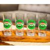 Silver Buffalo Friends Central Perk NYC 4pc. Tumbler Glass Set, 10 Ounces(10oz Central Perk NYC Tumbler)