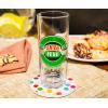 Silver Buffalo Friends Central Perk NYC 4pc. Tumbler Glass Set, 10 Ounces(10oz Central Perk NYC Tumbler)
