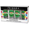 Silver Buffalo Friends Central Perk NYC 4pc. Tumbler Glass Set, 10 Ounces(10oz Central Perk NYC Tumbler)