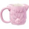 Silver Buffalo Furby Pink Ceramic 3D Sculpted Mug, 20 Ounces