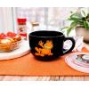Silver Buffalo Garfield Ceramic Soup Mug with Vented Plastic Lid, 24 Ounces, 1 Count (Pack of 1)