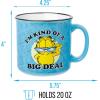 Silver Buffalo Gilmore Girls Luke’s Featuring Iconic Stars Hollow Locations Ceramic Camper Mug, 20 Ounces(Garfield I’m Kind of a Big Deal)