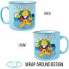 Silver Buffalo Gilmore Girls Luke’s Featuring Iconic Stars Hollow Locations Ceramic Camper Mug, 20 Ounces(Garfield Not Today)
