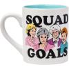 Silver Buffalo Golden Girls Squad Goals Group Ceramic Camper Mug, 20 Ounces, 20oz Squad Goals, 1 Count (Pack of 1)(14oz Squad Goals Group)