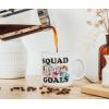 Silver Buffalo Golden Girls Squad Goals Group Ceramic Camper Mug, 20 Ounces, 20oz Squad Goals, 1 Count (Pack of 1)(20oz Squad Goals)