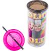 Silver Buffalo Golden Girls Squad Goals Group Ceramic Camper Mug, 20 Ounces, 20oz Squad Goals, 1 Count (Pack of 1)(Black/Multi)