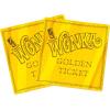 Silver Buffalo Golden Ticket Willy Wonka and the Chocolate Factory Themed Party Pack Set, 60 Piece