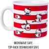 Silver Buffalo Happy Gilmore Golf Academy Ceramic Camper Mug, 20 Ounces(Hello Kitty Milk and Stripes)
