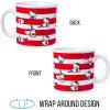 Silver Buffalo Happy Gilmore Golf Academy Ceramic Camper Mug, 20 Ounces(Hello Kitty Milk and Stripes)