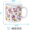 Silver Buffalo Happy Gilmore Golf Academy Ceramic Camper Mug, 20 Ounces(Hello Kitty Photo Shots)