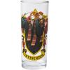 Silver Buffalo Harry Potter Gryffindor Squad Featuring Hermione Granger, Ron Weasley, and Fred and George Anime Style 4 Pack Tumbler Glass Set, 10 Ounces