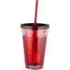 Silver Buffalo Harry Potter Hogwarts Express Plastic Snow Globe Cold Cup w/Lid and Straw, 14 Ounces