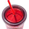 Silver Buffalo Harry Potter Hogwarts Express Plastic Snow Globe Cold Cup w/Lid and Straw, 14 Ounces