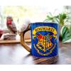 Silver Buffalo Harry Potter Hogwarts House Crest Sculpted Owl Handle Ceramic Coffee Mug, 20-Ounces(Blue)