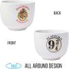 Silver Buffalo Harry Potter Hogwarts Railways House Crest Ceramic Ramen Noodle Rice Bowl with Chopsticks, Microwave Safe, 20 Ounces