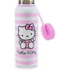 Silver Buffalo Harry Potter Hogwarts Stainless Steel Water bottle with Strap, 27-Ounces(Hello Kitty Pink)