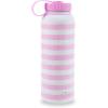Silver Buffalo Harry Potter Hogwarts Stainless Steel Water bottle with Strap, 27-Ounces(Hello Kitty Pink)
