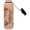 Silver Buffalo Harry Potter Hogwarts Stainless Steel Water bottle with Strap, 27-Ounces(Herbology)