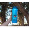 Silver Buffalo Harry Potter Hogwarts Stainless Steel Water bottle with Strap, 27-Ounces(Ohana Means Family)